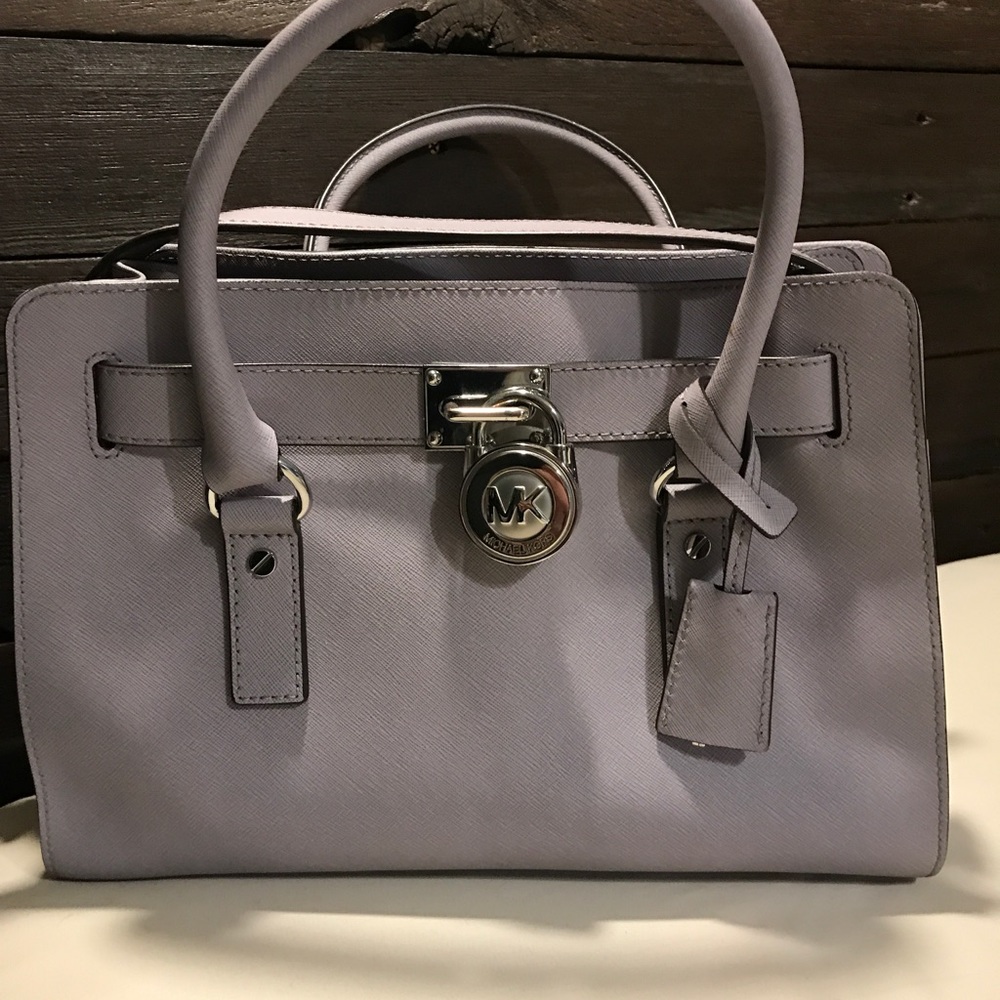 Lilac Michael Kors Hamilton Purse